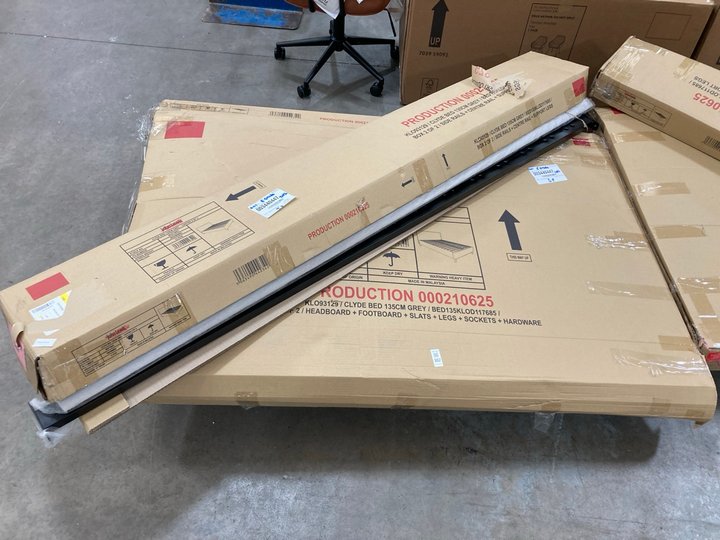 Lot 302  
            Marchington SR10 - Delivery or Collection 

                
JOHN LEWIS & PARTNERS CLYDE BED FRAME IN GREY 135 X 190CM ORIGINAL RRP: £198: LOC...