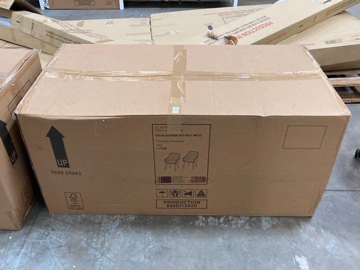 Lot 304  
            Marchington SR10 - Delivery or Collection 

                
JOHN LEWIS & PARTNERS TORONTO ARMCHAIRS IN NATURAL ORIGINAL RRP: £328: LOCATION - A5