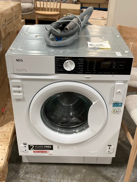 Lot 353  
            Marchington SR10 - Delivery or Collection 

                
AEG 7KG INTEGRATED WASHING MACHINE: MODEL LFX6G7434BI - ORIGINAL RRP £599: LOCATI...