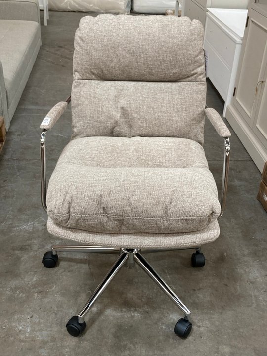 Lot 369  
            Marchington SR10 - Delivery or Collection 

                
JOHN LEWIS & PARTNERS BLAKE OFFICE CHAIR IN BREGO NATURAL - ORIGINAL RRP £189: LO...