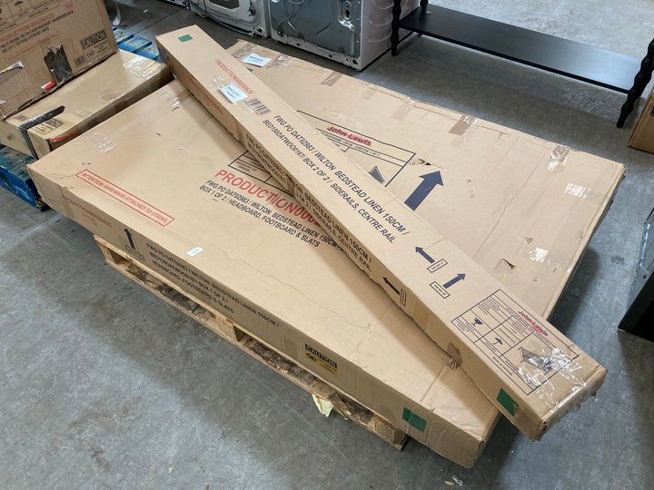 Lot 378  
            Marchington SR10 - Delivery or Collection 

                
JOHN LEWIS & PARTNERS WILTON KING SIZE BED IN LINEN - ORIGINAL RRP £399: LOCATION...