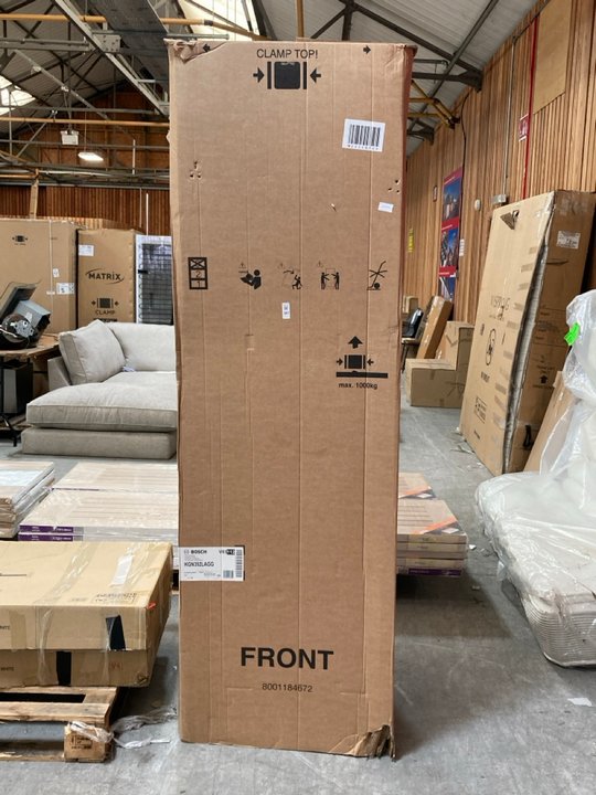 Lot 387  
            Marchington SR10 - Delivery or Collection 

                
BOSCH FRIDGE FREEZER: MODEL KGN392LAGG - ORIGINAL RRP £999: LOCATION - A3