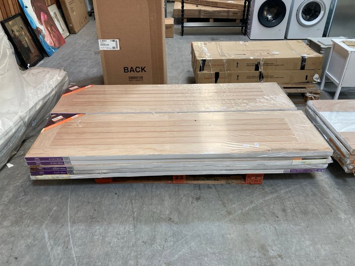 Lot 399  
            Marchington SR10 - Delivery or Collection 

                
10 X JB KIND YOXALL WHITE OAK DOORS 35 X 533 X 1981: LOCATION - A3 (KERBSIDE PALL...