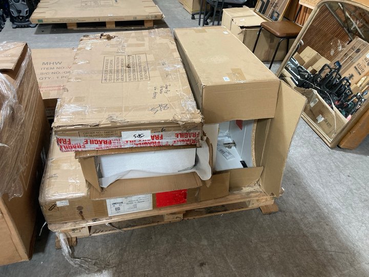 Lot 422  
            Marchington SR10 - Delivery or Collection 

                
PALLET OF ASSORTED LA REDOUTE FURNITURE COMPONENTS: LOCATION - A2 (KERBSIDE PALLE...