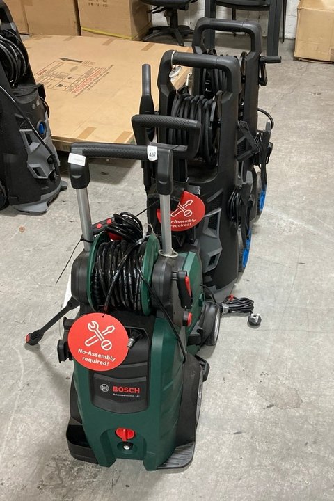 Lot 437  
            Marchington SR10 - Delivery or Collection 

                
4 X ASSORTED PRESSURE WASHERS TO INCLUDE PW50 PRESSURE WASHER: LOCATION - A1