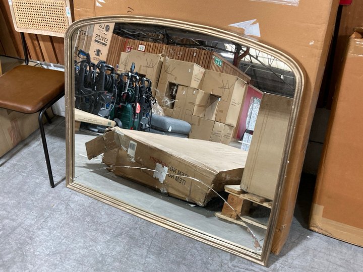 Lot 479  
            Marchington SR10 - Collection 

                
(COLLECTION ONLY) NKUKU ALMORA ARCHED MIRROR IN ANTIQUE BRASS ORIGINAL RRP: £575:...