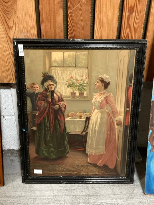 Lot 486  
            Marchington SR10 - Delivery or Collection 

                
A VICTORIAN PRINT, FRAMED: LOCATION - A3