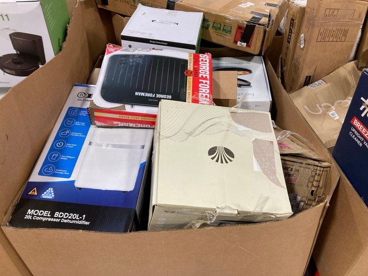 Lot 576  
            Marchington SR10 - Delivery or Collection 

                
PALLET OF ASSORTED ITEMS TO INCLUDE BELACO 20L COMPRESSOR DEHUMIDIFIER: LOCATION ...