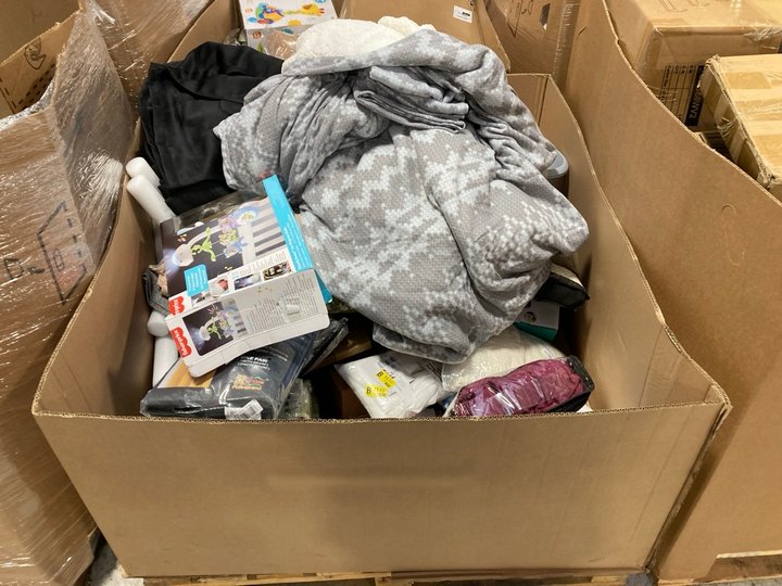 Lot 583  
            Marchington SR10 - Delivery or Collection 

                
PALLET OF ASSORTED ITEMS TO INCLUDE FISHER PRICE BUTTERFLY DREAMS 3 IN 1 PROJECTI...