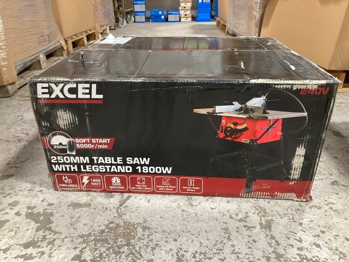 Lot 593  
            Marchington SR10 - Collection 

                
(COLLECTION ONLY) EXCEL 250MM TABLE SAW WITH LEG STAND (18+ ID REQUIRED): LOCATIO...