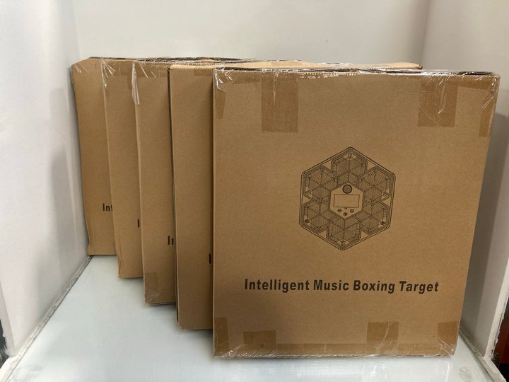 Lot 1002  
            Marchington SR13 - Parcel Delivery Only 

                
5 X WACKETS INTELLIGENT MUSIC BOXING TARGETS: LOCATION - H2