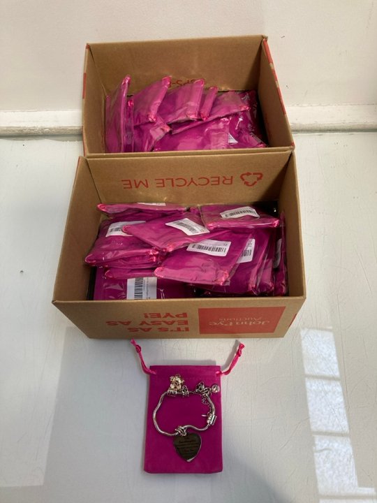 Lot 1021  
            Marchington SR13 - Parcel Delivery Only 

                
QTY OF GRANDDAUGHTER CHARM BRACELETS IN SILVER: LOCATION - H1