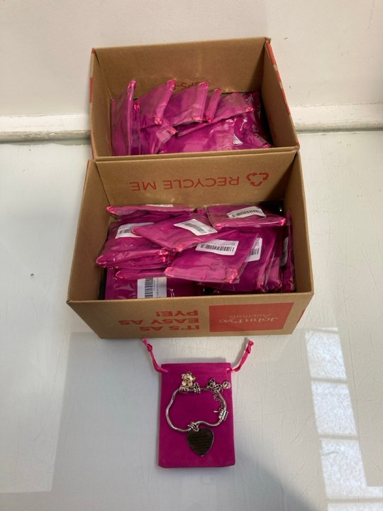 Lot 1022  
            Marchington SR13 - Parcel Delivery Only 

                
QTY OF GRANDDAUGHTER CHARM BRACELETS IN SILVER: LOCATION - H1