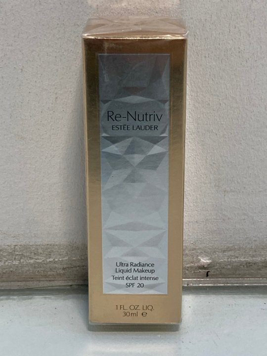 Lot 1035  
            Marchington SR13 - Parcel Delivery Only 

                
ESTEE LAUDER 30ML RE-NUTRIV ULTRA RADIANCE LIQUID MAKEUP IN SHADE DEEP AMBER (SEA...