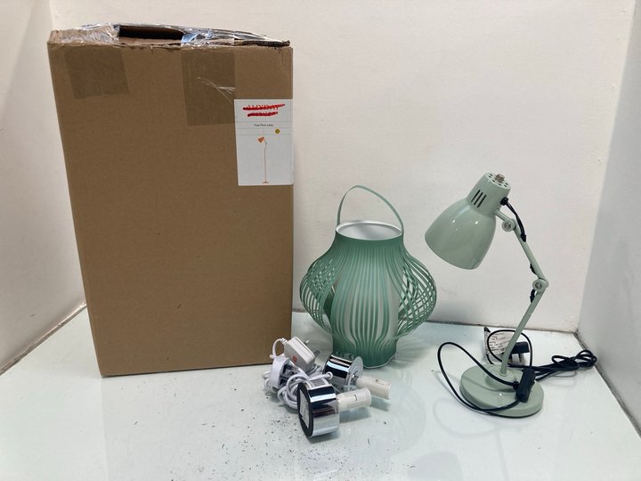 Lot 1171  
            Marchington SR13 - Parcel Delivery Only 

                
4 X ASSORTED LIGHTING ITEMS TO INCLUDE JOHN LEWIS & PARTNERS TONY FLOOR LAMP IN M...