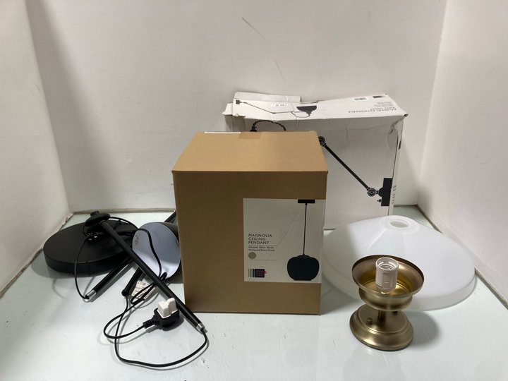 Lot 1250  
            Marchington SR13 - Parcel Delivery Only 

                
4 X ASSORTED JOHN LEWIS & PARTNERS LIGHTING TO INCLUDE MAGNOLIA CEILING PENDANT I...