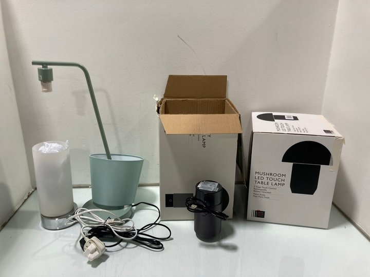 Lot 1255  
            Marchington SR13 - Parcel Delivery Only 

                
4 X ASSORTED JOHN LEWIS & PARTNERS LIGHTING TO INCLUDE ANYDAY HARRY TABLE LAMP IN...