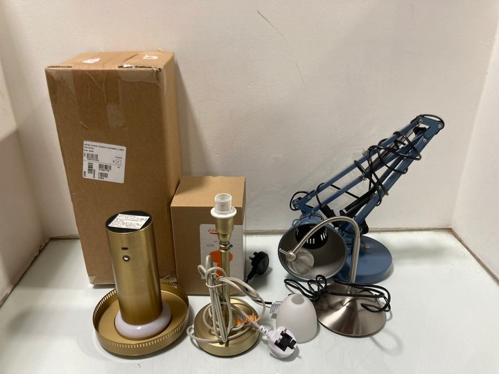 Lot 1260  
            Marchington SR13 - Parcel Delivery Only 

                
6 X ASSORTED JOHN LEWIS & PARTNERS LIGHTING TO INCLUDE ANYDAY CONTACT TASK LAMP I...