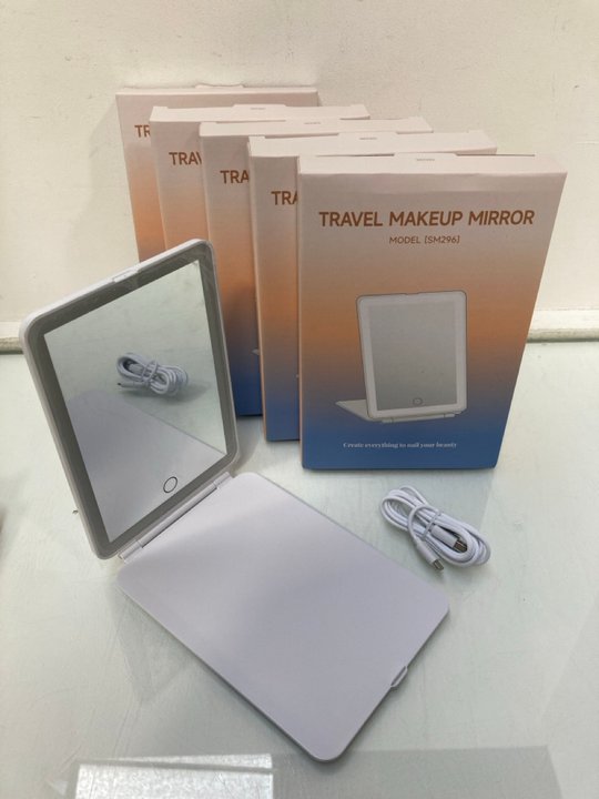 Lot 1274  
            Marchington SR13 - Parcel Delivery Only 

                
6 X TRAVEL MAKEUP MIRRORS - MODEL: SM296 - COMBINED ORIGINAL RRP £167: LOCATION -...
