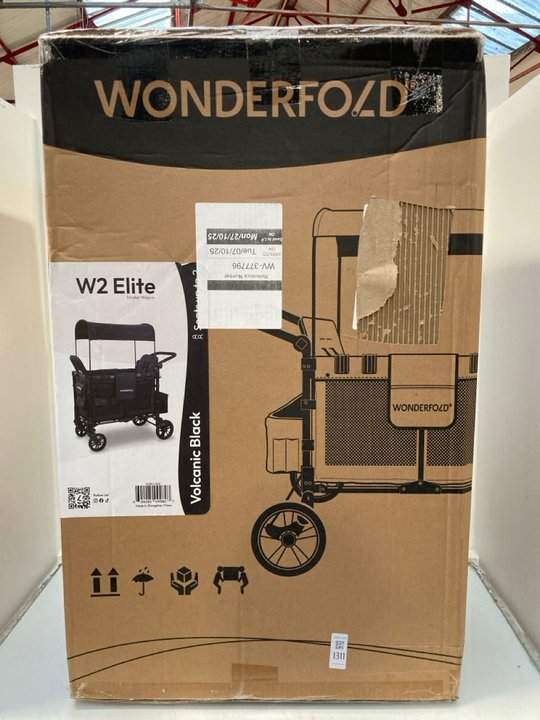 Lot 1311  
            Marchington SR13 - Parcel Delivery Only 

                
WONDERFOLD W2 ELITE STROLLER WAGON IN VOLCANIC BLACK - ORIGINAL RRP £794.99: LOCA...