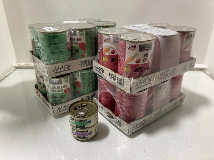 Lot 1347  
            Marchington SR13 - Parcel Delivery Only 

                
4 X MACS 6 PACK SUPER FOOD FOR CATS IN BEEF & DUCK,RABBIT & BEEF FLAVOUR - BBE: 0...