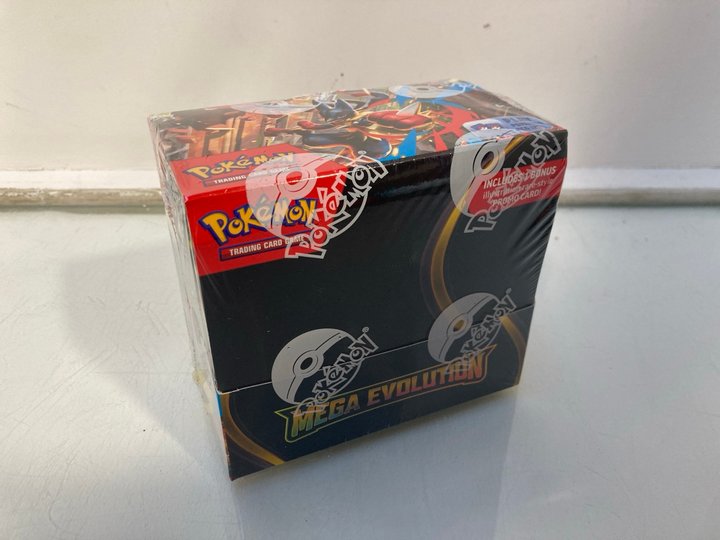 Lot 1364  
            Marchington SR13 - Parcel Delivery Only 

                
POKEMON TCG: MEGA EVOLUTION ENHANCED BOOSTER DISPLAY BOX - 36 PACK & 1 PROMO CARD...