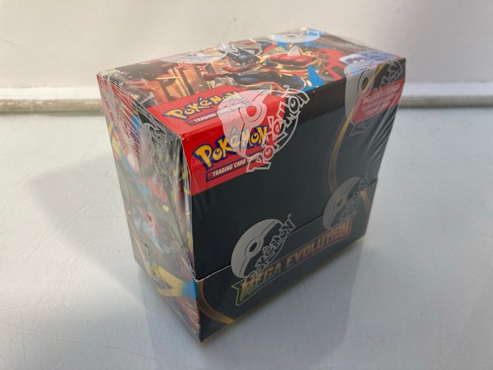 Lot 1365  
            Marchington SR13 - Parcel Delivery Only 

                
POKEMON TCG: MEGA EVOLUTION ENHANCED BOOSTER DISPLAY BOX - 36 PACK & 1 PROMO CARD...