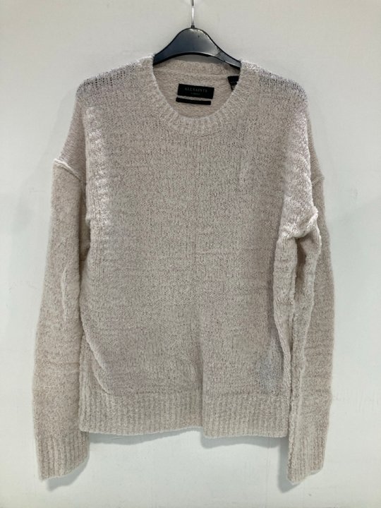 Lot 1396  
            Marchington SR13 - Parcel Delivery Only 

                
ALL SAINTS WOMENS CHILLION CREW SWEATER IN ECRU WHITE - SIZE UK XS - ORIGINAL RRP...