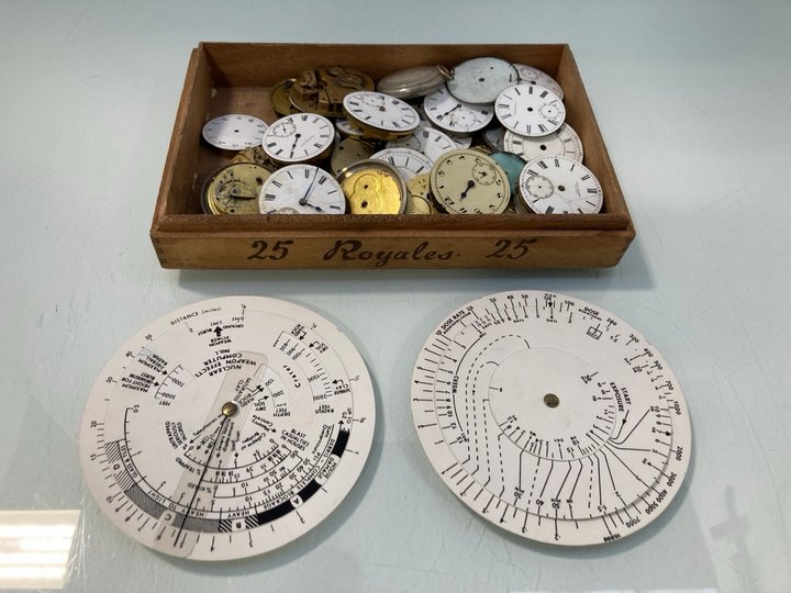 Lot 1417  
            Marchington SR13 - Parcel Delivery Only 

                
A LARGE COLLECTION OF ANTIQUE POCKET WATCH FACES AND MOVEMENTS: LOCATION - F11