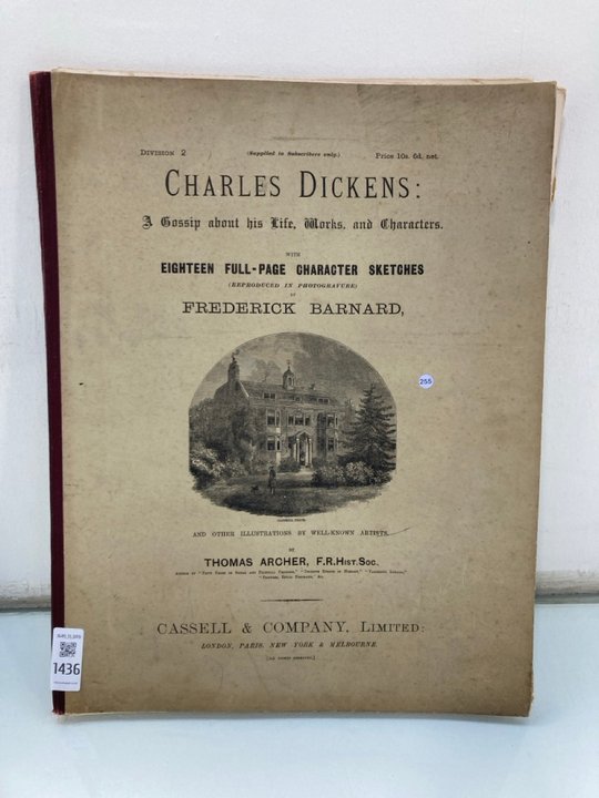Lot 1436  
            Marchington SR13 - Parcel Delivery Only 

                
A VICTORIAN FOLDER OF ENGRAVINGS TO INCLUDE SCENES FROM DICKENS: LOCATION - F11