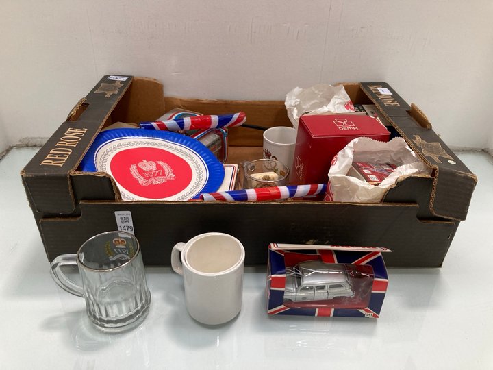 Lot 1479  
            Marchington SR13 - Parcel Delivery Only 

                
A BOX OF CHARLES AND DIANA WEDDING MEMORABILIA: LOCATION - F10