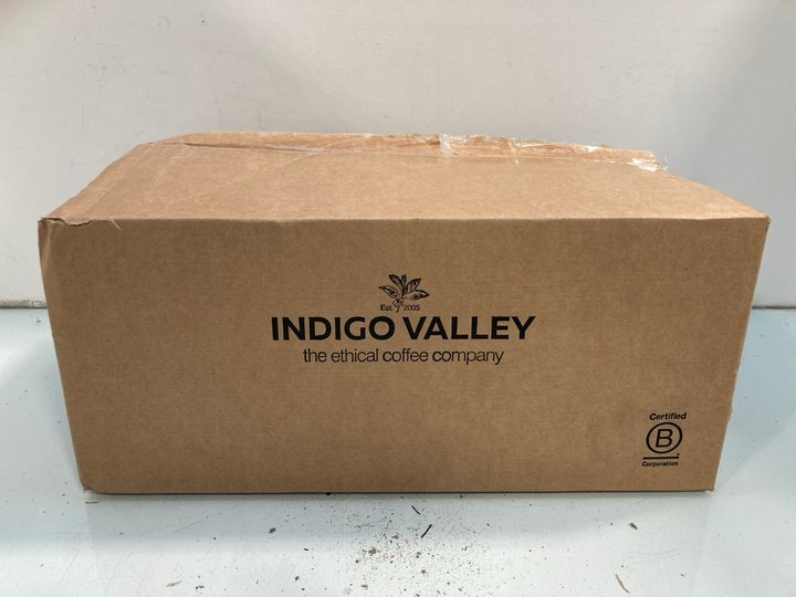 Lot 1500  
            Marchington SR13 - Parcel Delivery Only 

                
QTY OF INDIGO VALLEY 50G PACKS OF GROUND COFFEE-BBE 11/27: LOCATION - F9