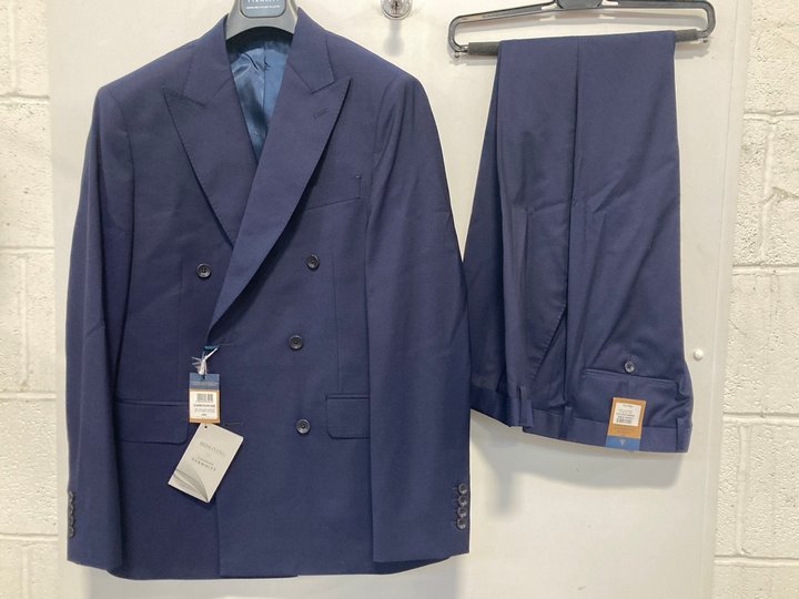 Lot 1502  
            Marchington SR13 - Parcel Delivery Only 

                
CHARLES TYRWHITT DOUBLE BREASTED SUIT JACKET IN DARK NAVY-UK SIZE 40R TO INCLUDE ...