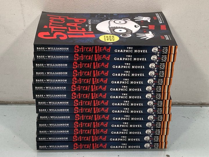 Lot 1514  
            Marchington SR13 - Parcel Delivery Only 

                
14X STITCH HEAD THE GRAPHIC NOVELS BY GUY BASS AND PETE WILLIAMSON-ORIGINAL COMBI...
