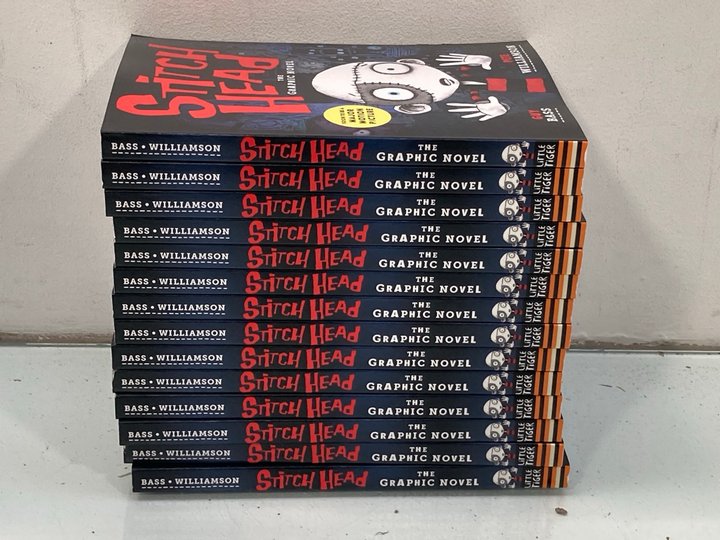 Lot 1515  
            Marchington SR13 - Parcel Delivery Only 

                
14X STITCH HEAD THE GRAPHIC NOVELS BY GUY BASS AND PETE WILLIAMSON-ORIGINAL COMBI...