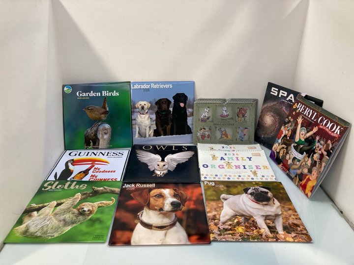 Lot 1532  
            Marchington SR13 - Parcel Delivery Only 

                
QTY OF ASSORTED 2026 CALENDARS TO INCLUDE BOOFLE 2026 FAMILY ORGANISER: LOCATION ...