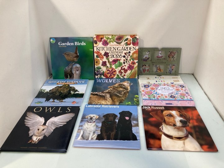 Lot 1533  
            Marchington SR13 - Parcel Delivery Only 

                
QTY OF ASSORTED 2026 CALENDARS TO INCLUDE BOOFLE 2026 FAMILY ORGANISER: LOCATION ...