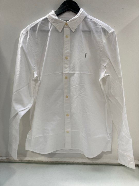 Lot 1594  
            Marchington SR13 - Parcel Delivery Only 

                
ALL SAINTS MENS HAVEN LONG SLEEVE SHIRT IN WHITE-UK SIZE L-ORIGINAL RRP £99.00: L...