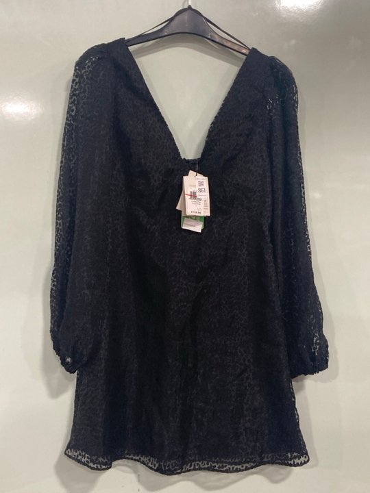 Lot 861  
            Marchington SR13 - Parcel Delivery Only 

                
NOBODY'S CHILD WOMENS ZENDAYA MINI DRESS IN BLACK - SIZE UK 8 - ORIGINAL RRP £110...