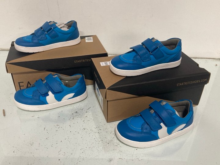 Lot 864  
            Marchington SR13 - Parcel Delivery Only 

                
2 X START RITE CHILDRENS ENIGMA TRAINERS IN BRIGHT BLUE LEATHER - SIZE UK 11F: LO...