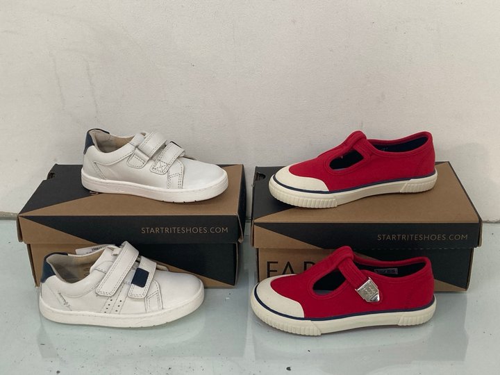 Lot 904  
            Marchington SR13 - Parcel Delivery Only 

                
START RITE CHILDRENS ANCHOR CANVAS SHOES IN RED-UK SIZE 9F TO INCLUDE START RITE ...