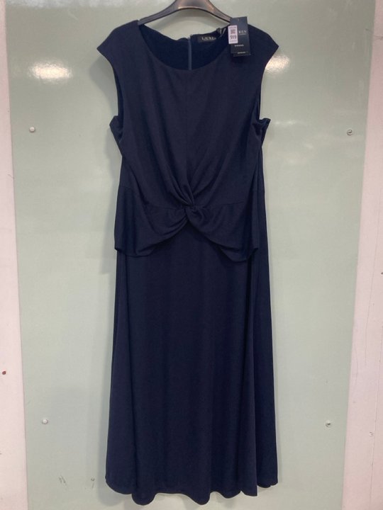 Lot 919  
            Marchington SR13 - Parcel Delivery Only 

                
RALPH LAUREN TESSANNE DRESS IN NAVY-UK SIZE 22-ORIGINAL RRP £189.00: LOCATION - H4