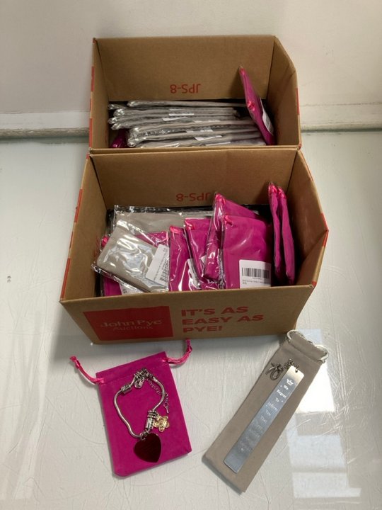 Lot 980  
            Marchington SR13 - Parcel Delivery Only 

                
QTY OF GRANDDAUGHTER CHARMS BRACELETS IN SILVER TO INCLUDE QTY OF 70TH BIRTHDAY F...