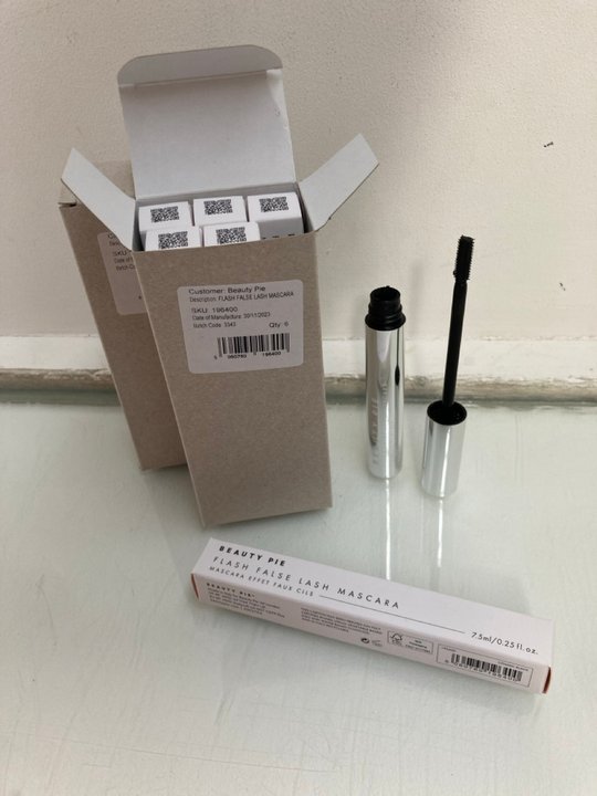 Lot 990  
            Marchington SR13 - Parcel Delivery Only 

                
12 X BEAUTY PIE FLASH FALSE LASH MASCARAS IN COSMIC BLACK-ORIGINAL COMBINED RRP £...