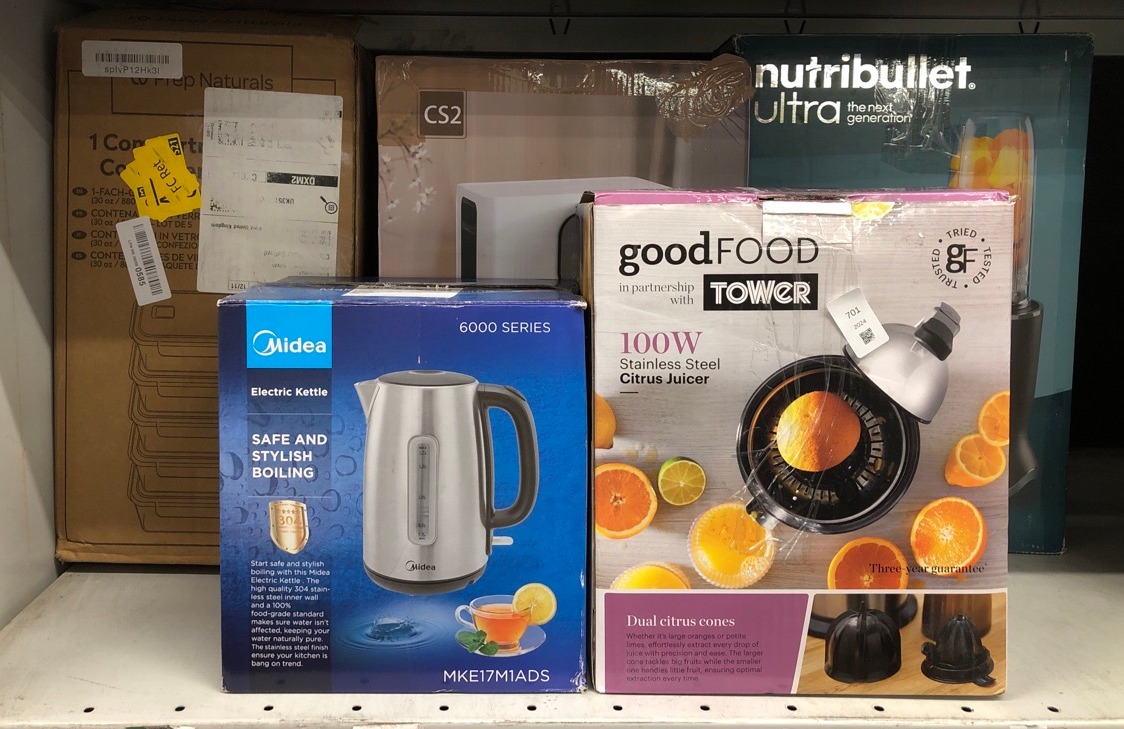 Lot 701  
            Edinburgh SR23 - Delivery Only 

                
QUANTITY OF KITCHEN & APPLIANCES ITEMS TO INCLUDE GOOD FOOD IN PARTNERSHIP WITH T...