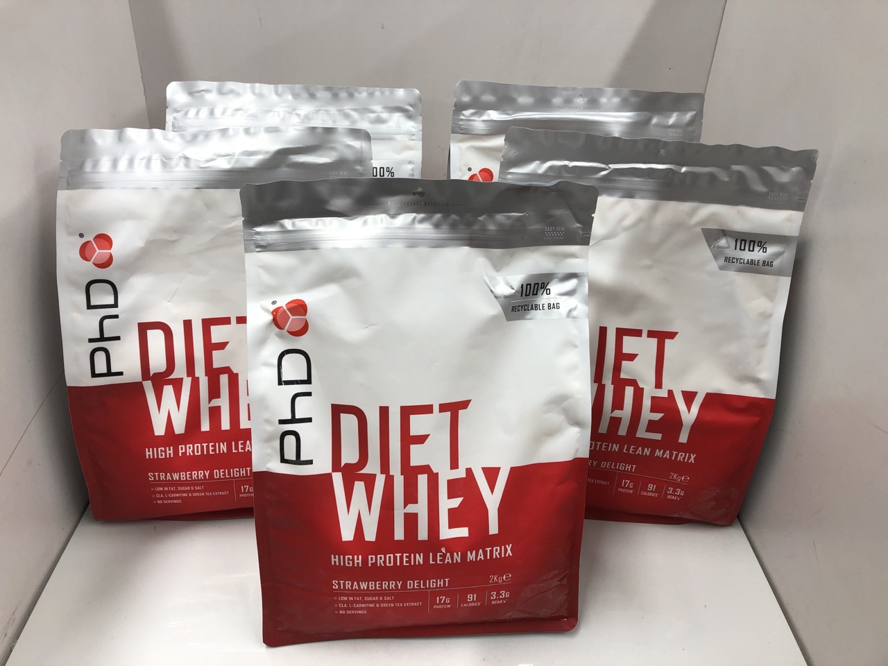 Lot 706  
            Edinburgh SR23 - Delivery Only 

                
5 X PHD NUTRITION DIET WHEY LOW CALORIE PROTEIN POWDER, LOW CARB, HIGH PROTEIN LE...