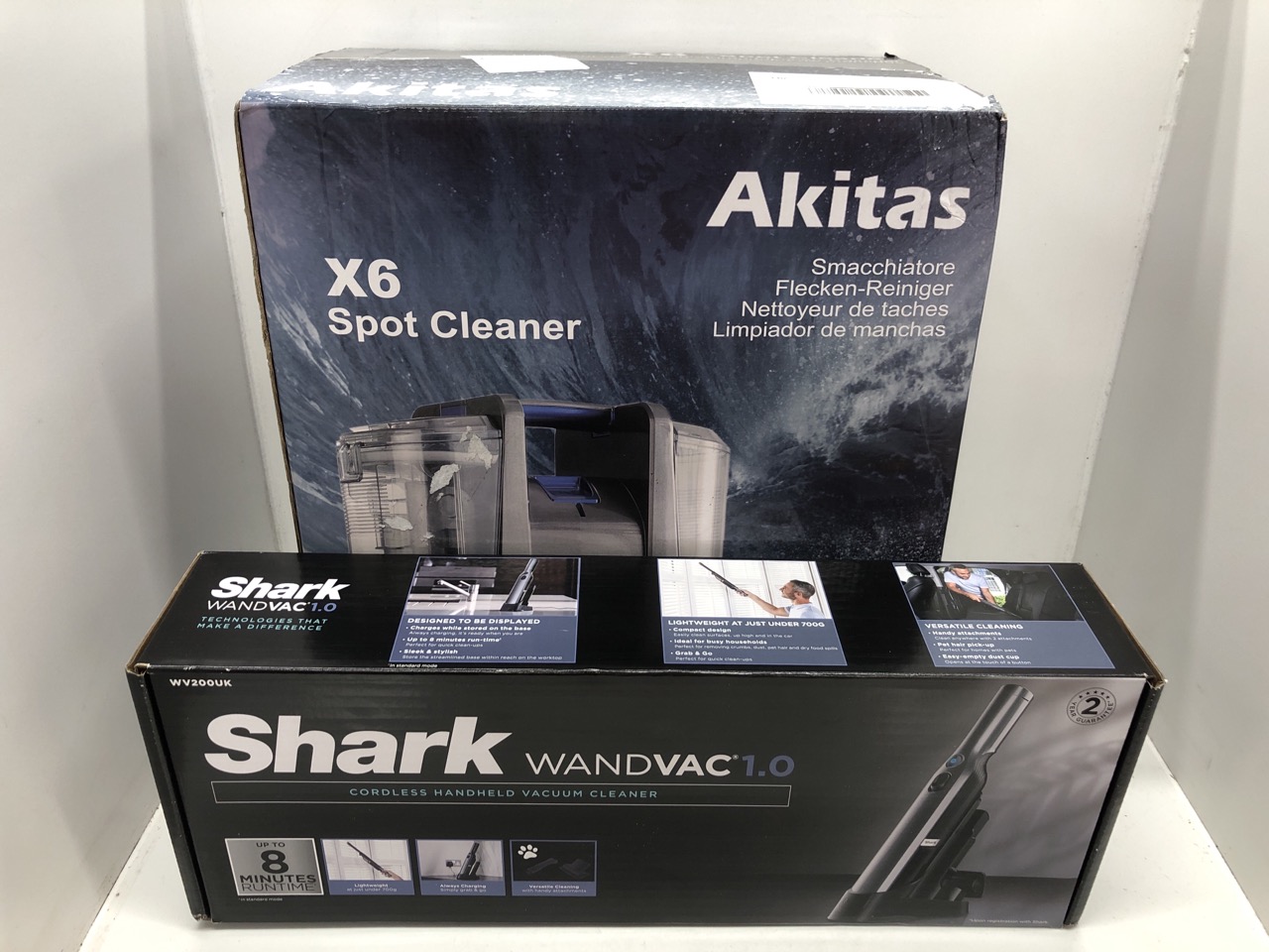 Lot 542  
            Edinburgh SR24 - Delivery Only 

                
SHARK WANDVAC 1.0 CORDLESS HANDHELD VACUUM CLEANER, SMALL & LIGHTWEIGHT, POWERFUL...