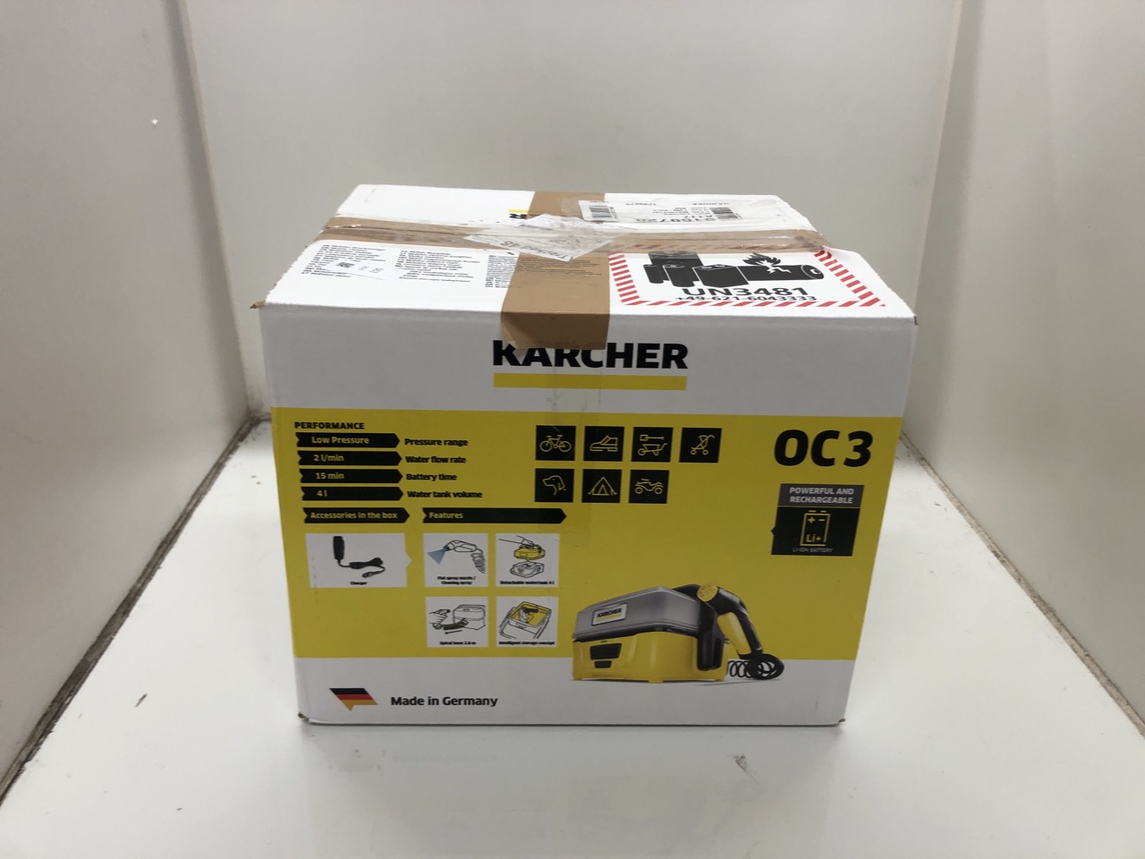Lot 563  
            Edinburgh SR24 - Delivery Only 

                
KARCHER OC 3 PORTABLE CLEANER.: LOCATION - F RACK