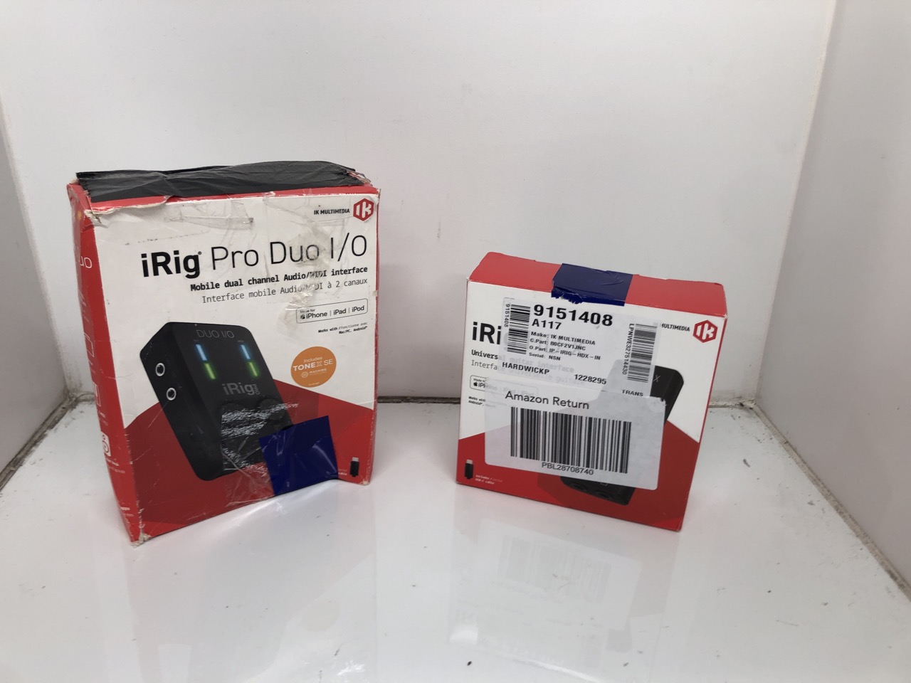 Lot 576  
            Edinburgh SR24 - Delivery Only 

                
IRIG PRO DUO 1/0 MOBILE DUAL CHANNEL AUDIO/MIDI INTERFACE + IRIG HDX UNIVERSAL GU...