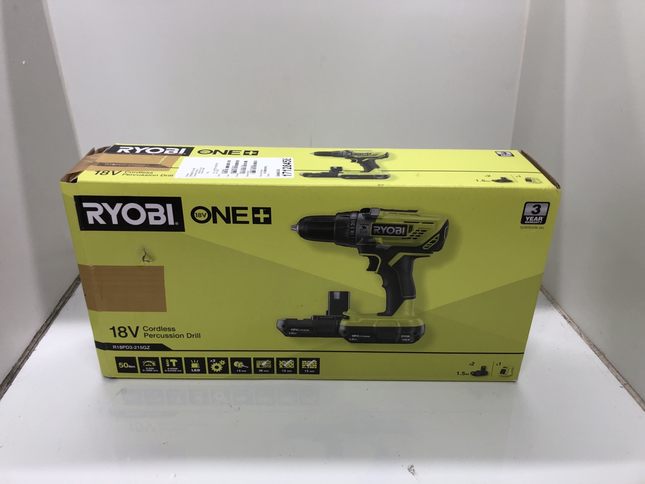 Lot 577  
            Edinburgh SR24 - Delivery Only 

                
RYOBI RY18PW22A-0 18V ONE CORDLESS 22BAR POWER WASHER (BARE TOOL), 18 V, LIME.: L...